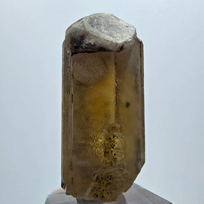 Seltener Baryt X Kristall, braun gelb Brukkaros, Namibia 51*26*21mm