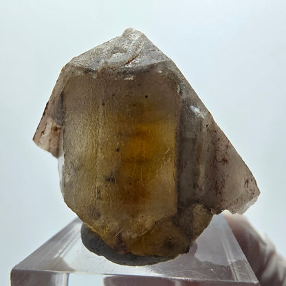 Seltener Baryt X Kristall, braun gelb Brukkaros, Namibia 31*37*26mm