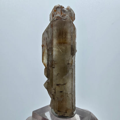 Seltener Baryt X Kristall, braun gelb Brukkaros, Namibia 73*23*16mm