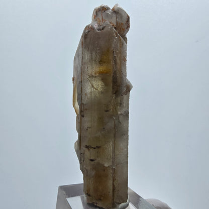 Seltener Baryt X Kristall, braun gelb Brukkaros, Namibia 73*23*16mm