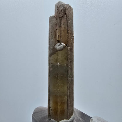 Seltener Baryt X Kristall, braun gelb Brukkaros, Namibia 73*23*16mm