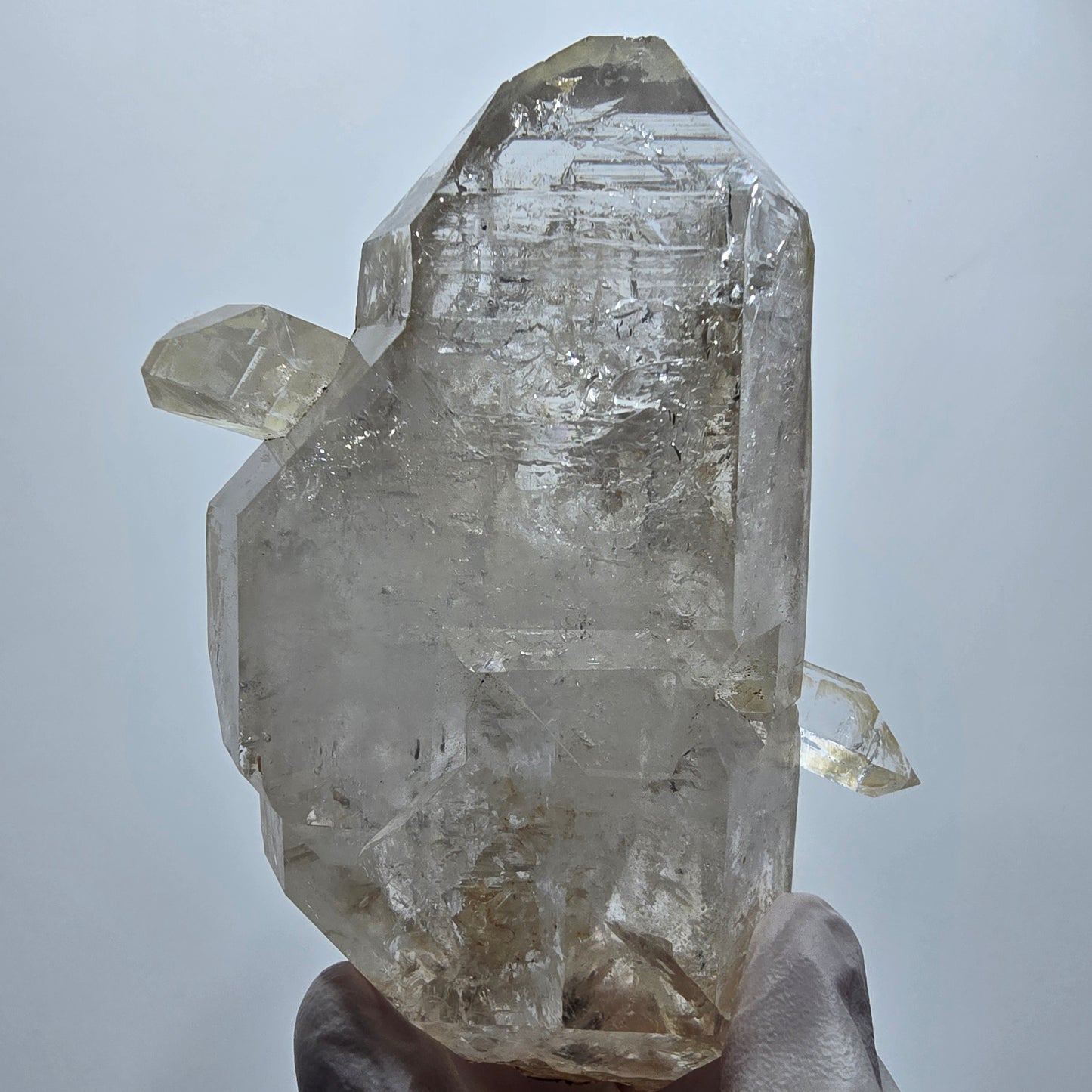 XL Skelett Phantom Rauchquarz Doppelender Zepter Goboboseb, Namibia 114*75*38mm