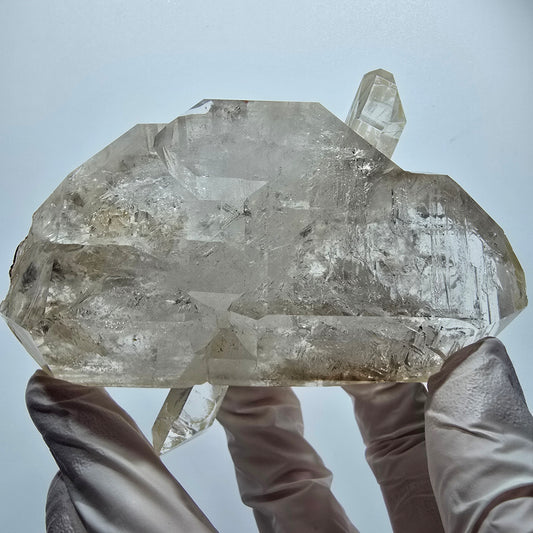 XL Skelett Phantom Rauchquarz Doppelender Zepter Goboboseb, Namibia 114*75*38mm