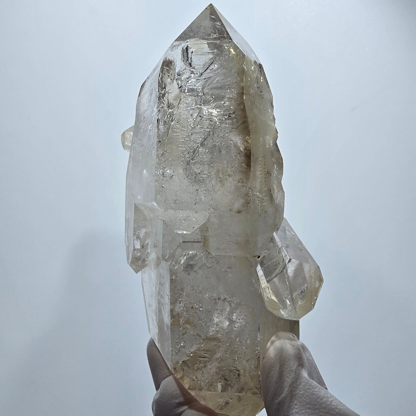 XL Skelett Phantom Rauchquarz Doppelender Zepter Goboboseb, Namibia 114*75*38mm