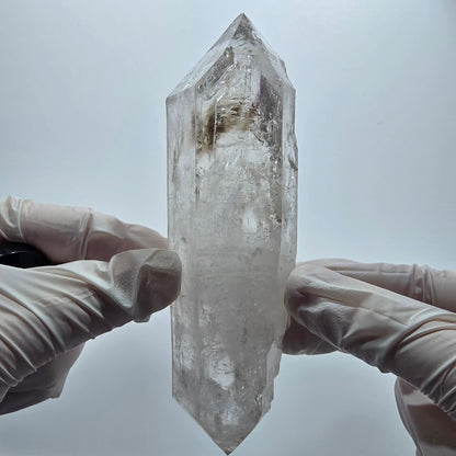 XL Enhydro Skelett Phantom Rauchquarz DT, 5x Blase Goboboseb Namibia 137*40*25mm