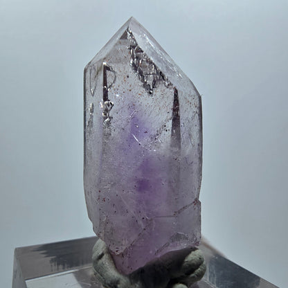 Klare Lemurian Phantom Amethyst Zepter Spitze Goboboseb, Namibia 34*15*14mm