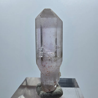 Rare pointe de sceptre en améthyste fantôme squelette DT Goboboseb, Namibie 34*10*9mm 