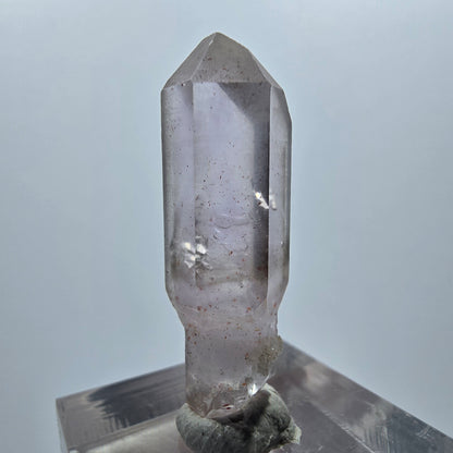 Rare pointe de sceptre en améthyste fantôme squelette DT Goboboseb, Namibie 34*10*9mm 