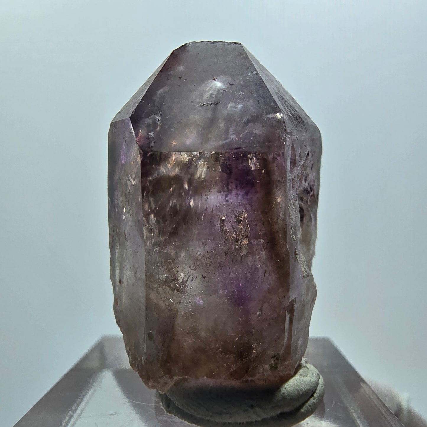 Sceptre Enhydro Skeleton Phantom Amethyst Window, 2x Bubble Goboboseb, Namibie 30*20*16mm 