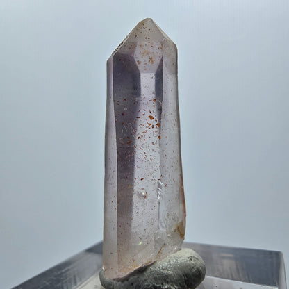 Klare Lemurian Phantom Amethyst Zepter Spitze Goboboseb, Namibia 31*11*7mm