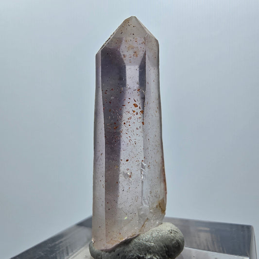 Klare Lemurian Phantom Amethyst Zepter Spitze Goboboseb, Namibia 31*11*7mm