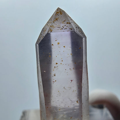 Klare Lemurian Phantom Amethyst Zepter Spitze Goboboseb, Namibia 31*11*7mm