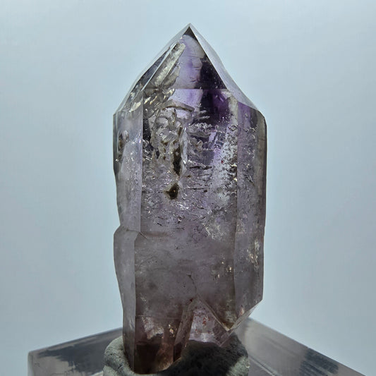 Seltene Skelett Phantom Amethyst DT Zepter Fenster Spitze Goboboseb, Namibia 38*18*14mm