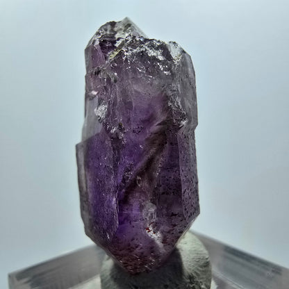 Pointe de sceptre DT en améthyste fantôme squelette rare, Goboboseb, Namibie 33*16*9 mm 