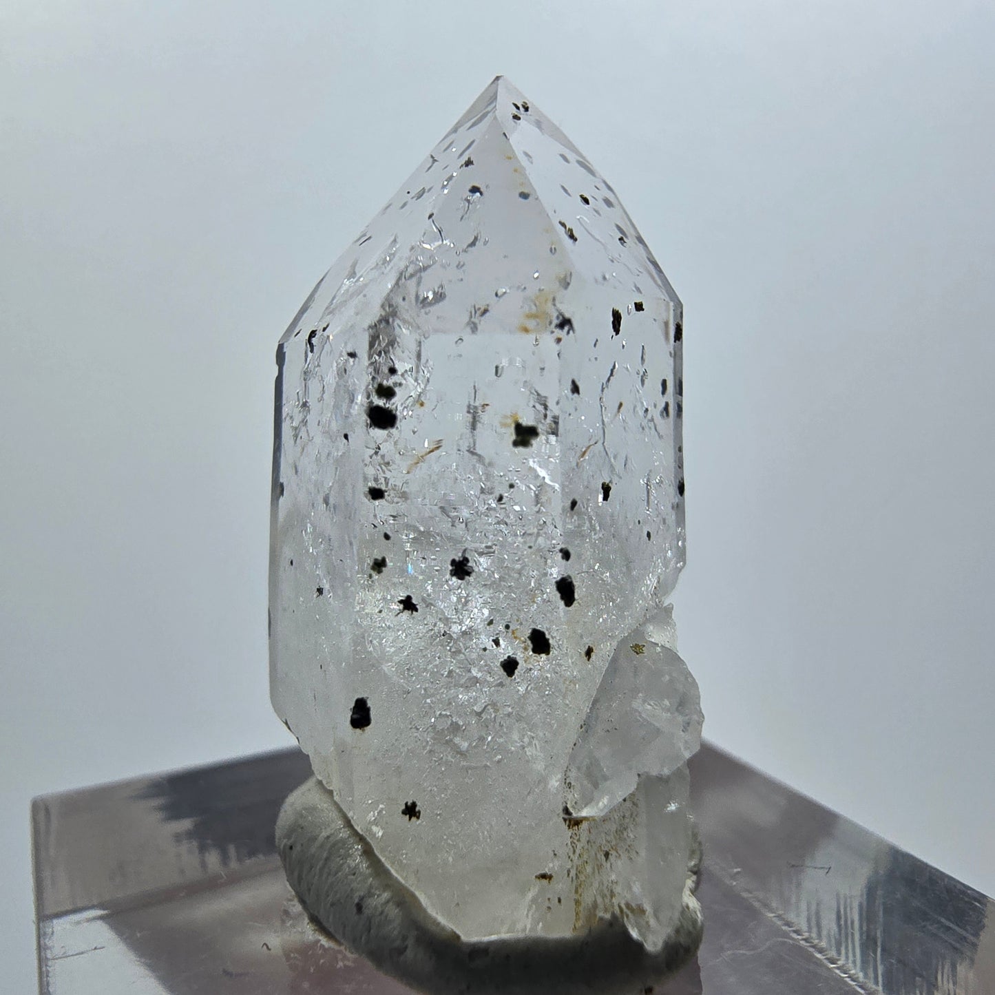 Enhydro Harlekin Hämatit Quarz 1x Blase Streep Mine Goboboseb Namibia 28*19*13mm