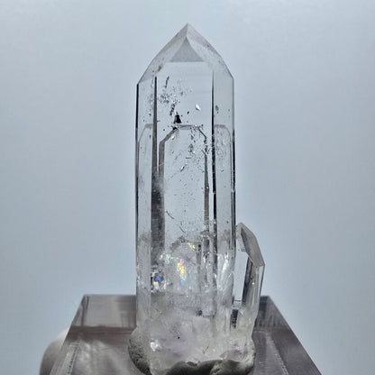 Klarer Lemurian Phantom Amethyst mit Epidot Streep Mine Goboboseb Namibia 37*14*12mm