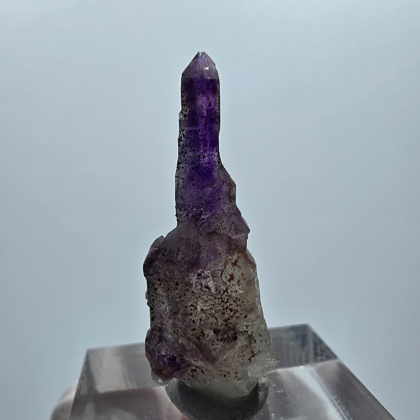Seltene Phantom Amethyst Zepter Spitze Brandberg, Namibia 31*11*9mm