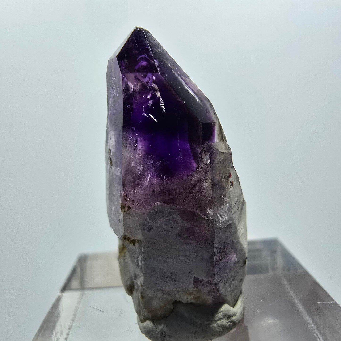 Enhydro Phantom Amethyst Zepter Spitze, 1x Blase Brandberg, Namibia 26*13*12mm