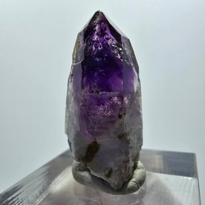 Enhydro Phantom Amethyst Zepter Spitze, 1x Blase Brandberg, Namibia 26*13*12mm