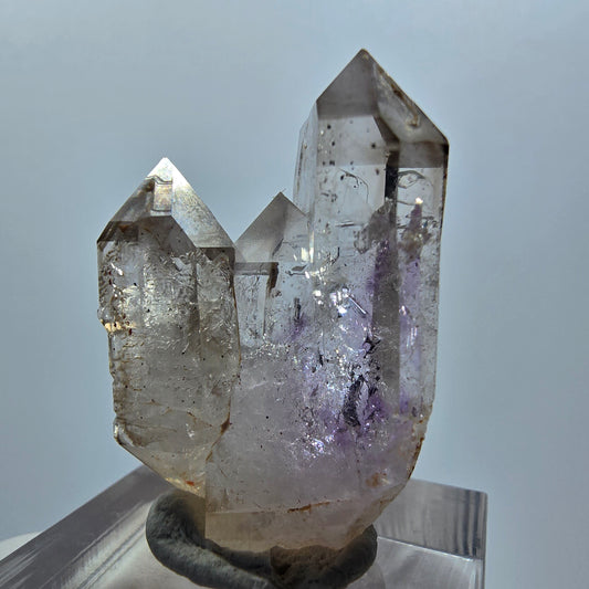 Seltene Skelett Phantom Amethyst DT Zepter Spitze Goboboseb, Namibia 32*24*13mm
