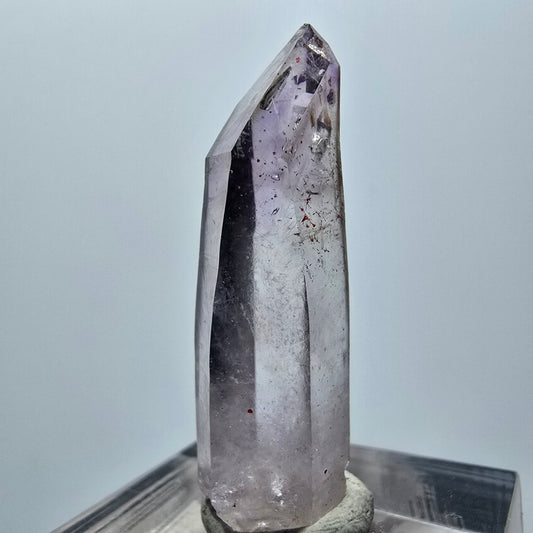 Klare Lemurian Phantom Amethyst Zepter Spitze Goboboseb, Namibia 34*11*8mm