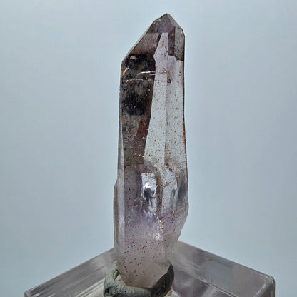 Klare Lemurian Phantom Amethyst Zepter Spitze Goboboseb, Namibia 42*13*9mm