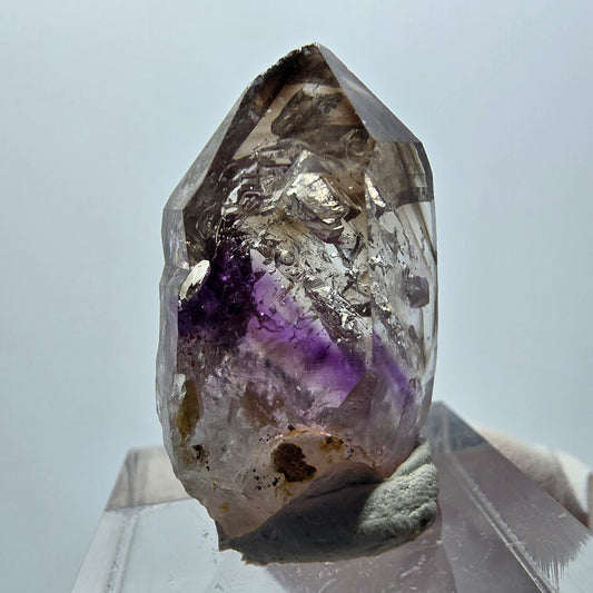 Enhydro Phantom Amethyst Zepter Spitze, 2x blase Goboboseb, Namibia 29*18*15mm