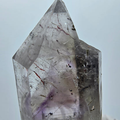 Enhydro Lemurian Harlekin Phantom Amethyst, 1x Blase Streep Mine Gobo. Namibia 44*25*16mm