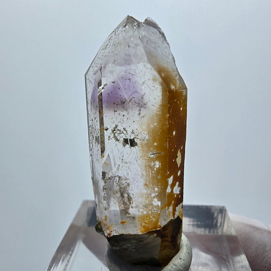 Klare Phantom Amethyst Spitze Streep Mine Goboboseb Namibia 33*13*9mm