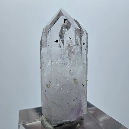 Enhydro Phantom Amethyst mit Hämatit, Epidot, 1x Blase Streep Mine Gob. Namibia 34*17*14mm