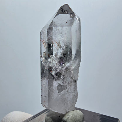 Harlekin Phantom Amethyst mit Epidot Streep Mine Goboboseb Namibia 42*18*11mm