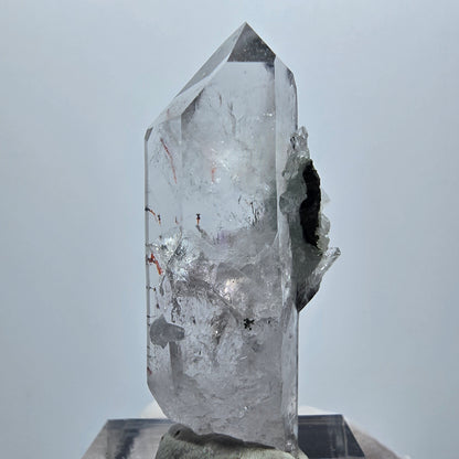 Harlekin Phantom Amethyst mit Epidot Streep Mine Goboboseb Namibia 42*18*11mm