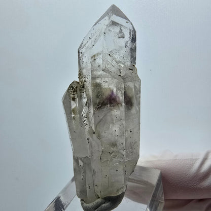 Klare Phantom Amethyst Skelett Zepter Spitze Streep Mine Goboboseb Namibia 58*23*17mm