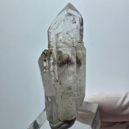 Klare Phantom Amethyst Skelett Zepter Spitze Streep Mine Goboboseb Namibia 58*23*17mm