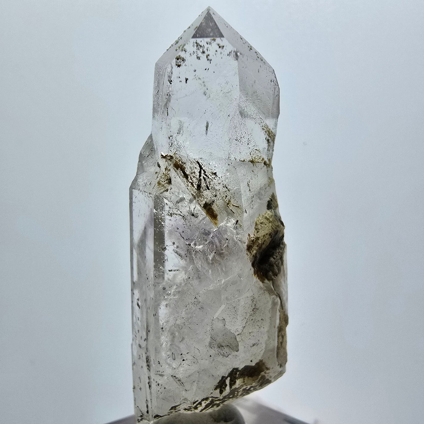 Klare Phantom Amethyst Skelett Zepter Spitze Streep Mine Goboboseb Namibia 58*23*17mm