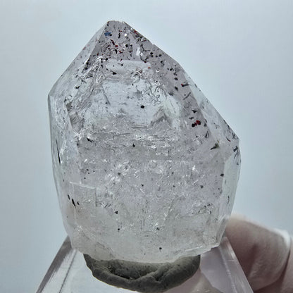 Enhydro Harlekin Phantom Amethyst mit Epidot, 3x Blase Streep Mine Gob. Namibia 34*30*22mm