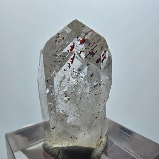 Enhydro Harlekin Phantom Amethyst, 1x Blase Streep Mine Goboboseb Namibia 27*17*14mm