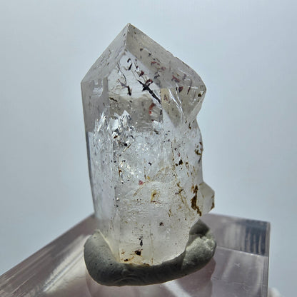 Enhydro Harlekin Phantom Amethyst, 1x Blase Streep Mine Goboboseb Namibia 27*17*14mm