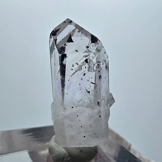 Harlekin Lemurian Phantom Amethyst Spitze Streep Mine Goboboseb Namibia 28*14*12mm