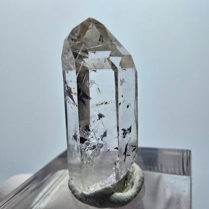 Enhydro Harlekin Phantom Quarz mit Epidot, 1x Blase Streep Mine Gobo. Namibia 26*13*10mm