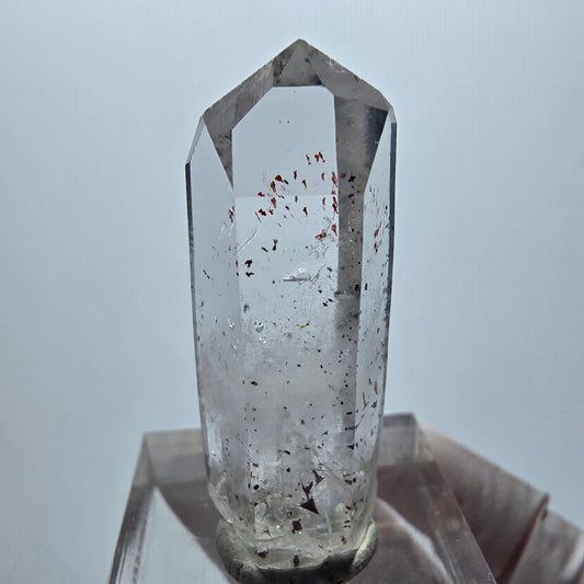 Harlekin Lemurian Phantom Amethyst Spitze Streep Mine Goboboseb Namibia 36*14*12mm