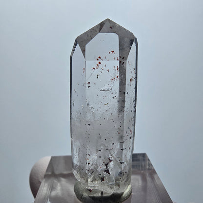 Harlequin Lémurien Fantôme Améthyste Dentelle Streep Mine Goboboseb Namibie 36*14*12mm 