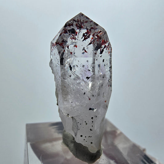 Harlekin Lemurian Phantom Amethyst Spitze Streep Mine Goboboseb Namibia 32*15*12mm