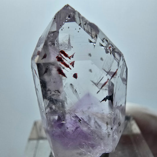 Harlekin Lemurian Phantom Amethyst Spitze Streep Mine Goboboseb Namibia 30*16*12mm
