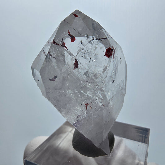 Harlekin Lemurian Phantom Amethyst Spitze Streep Mine Goboboseb Namibia 38*27*19mm