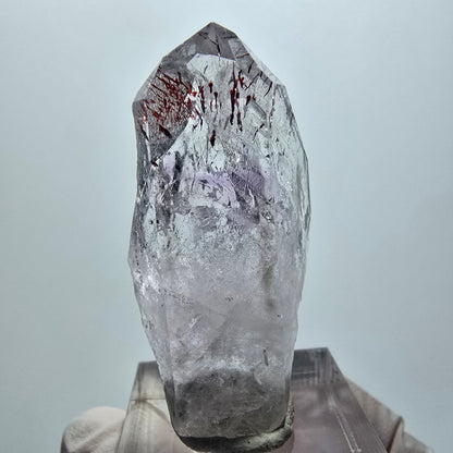 Harlequin Lémurien Fantôme Améthyste Dentelle Streep Mine Goboboseb Namibie 46*24*15mm 