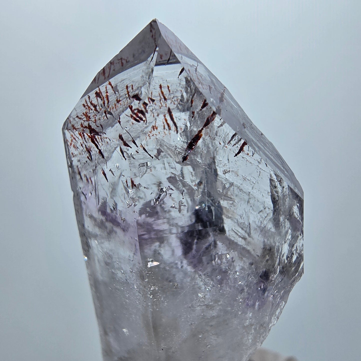 Harlequin Lémurien Fantôme Améthyste Dentelle Streep Mine Goboboseb Namibie 46*24*15mm 