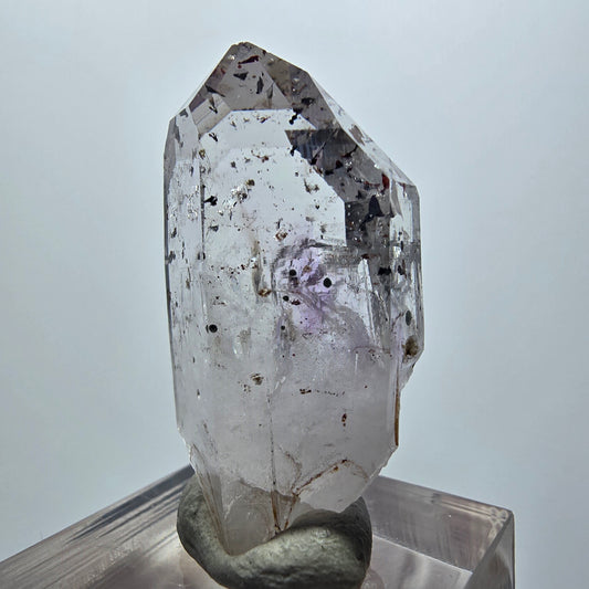 Harlekin Lemurian Phantom Amethyst Spitze Streep Mine Goboboseb Namibia 36*20*14mm