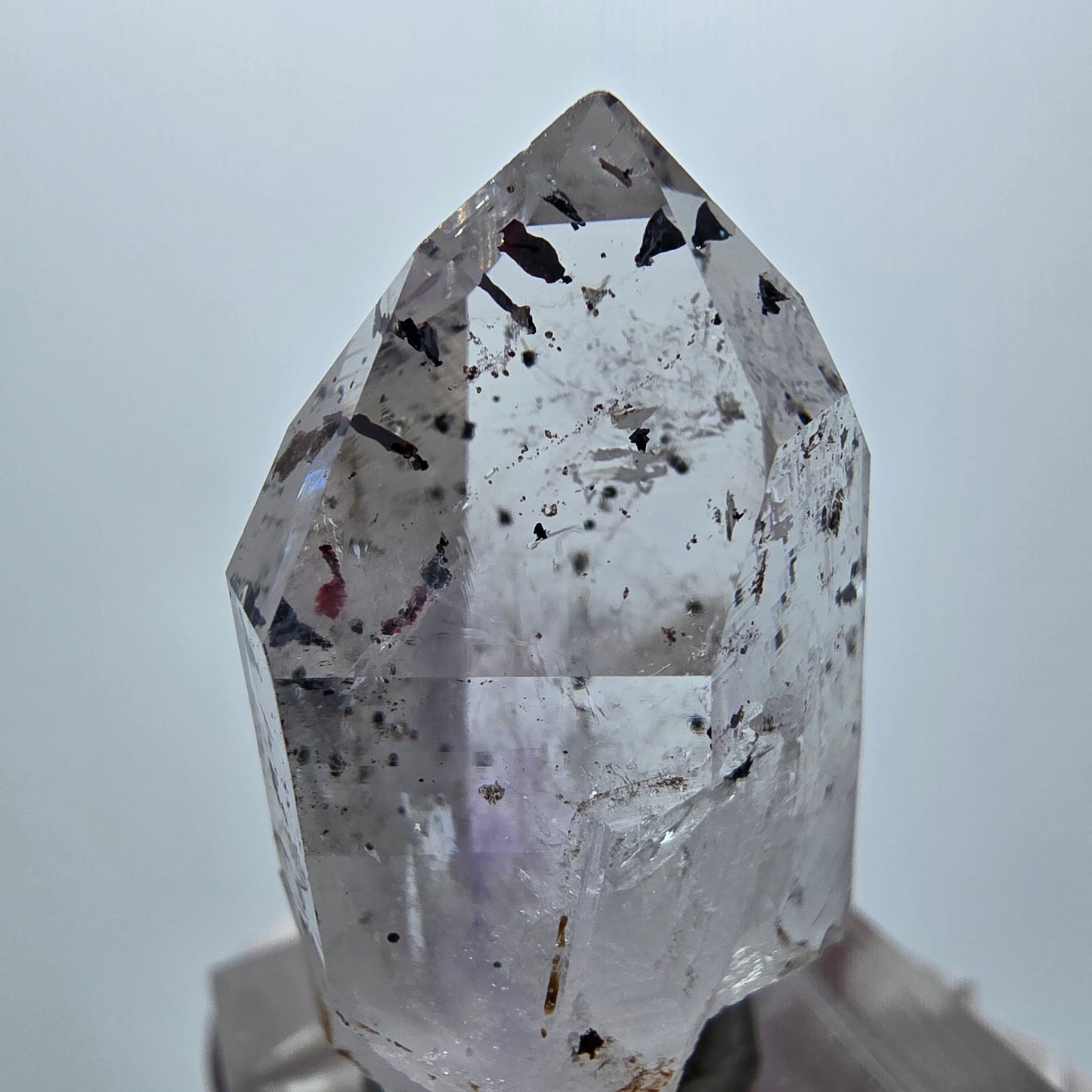 Harlekin Lemurian Phantom Amethyst Spitze Streep Mine Goboboseb Namibia 36*20*14mm