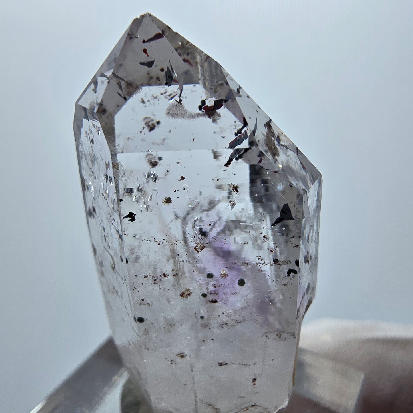 Harlekin Lemurian Phantom Amethyst Spitze Streep Mine Goboboseb Namibia 36*20*14mm